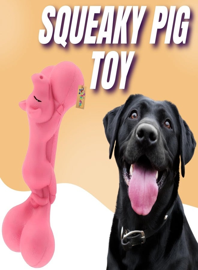 ويستيرن إرا لعبة خنزير على عظمة من العصر الغربي تصدر صوتاً عند الضغط عليها - لعبة قطيفة تفاعلية، أطلق العنان للمرح مع صديقك الأليف، رفيق مثالي للكلاب والقطط، مثالية لوقت اللعب والمضغ والتدليل، تدوم طويلاً لحيوانك الأليف المحبوب - Image 2